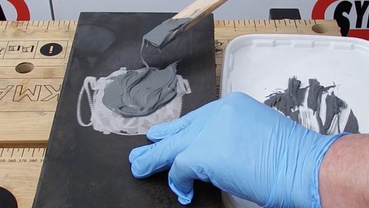 Industrial Metal Epoxy Paste used to repair a significant hole in metalwork